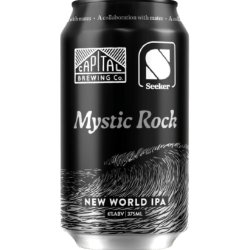 Capital Brewing x Seeker colab Mystic Rock New World IPA - The Beer Drop