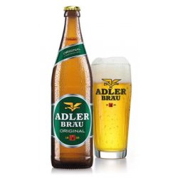 Adler Bräu Lager Hell 4.8% Vol. 15 x 58cl MW - Pepillo