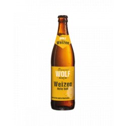 Wolf Weizen Hefe hell - 9 Flaschen - Biershop Baden-Württemberg