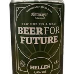 Brauerei Rittmayer Hallerndorf Beer For Future