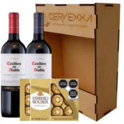 Casillero del Diablo, Chocolates Ferrero Rocher + Caja Cerveza Artesanal - Estación Malta