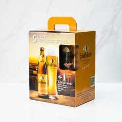 Pack Cerveza 1 vaso + 5 botellas Schöferhoffer 500 cc - Tendencias Gourmet