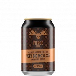 Fierce Peanut Butter Very Big Moose (VBM) - Imperial Stout 330ml Can - Fountainhall Wines