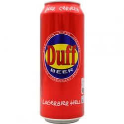 Cerveza Duff Larger 4,9% 50cl - Bodegas Júcar