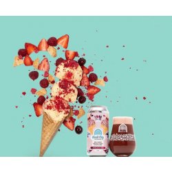 Vault City Brewing Red Berry Waffle Cone Shortcake Triple Scoop