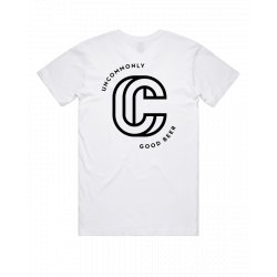 Round Corner RCB Uncommonly Good T-Shirt White - Round Corner Brewing