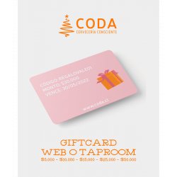 Gift Card CODA
Regala feliz - Coda