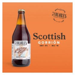 7 COLORES SCOTTISH CERVEZA  ARTESANAL BOTELLA 500CC - Licorería Paradiso