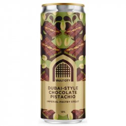 Vault City Brewing Dubai-Style Chocolate Pistachio Pastry Imperial Stout