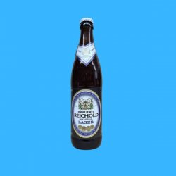 Brauerei Reichold Lager  0,5l Flasche - Blech.Brut