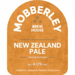 Mobberley Brewhouse (MBH) New Zealand Pale