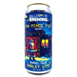 Elusive Brewing Barrel Aged Mince Pie Barley Wine (2025) Elusive Brewing Barrel Aged Mince Pie Barley Wine (2025)