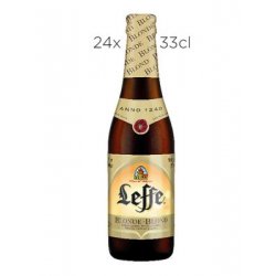 Cerveza Leffe Blonde - Caja de 24 botellas 33cl - Vinopremier