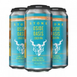 One Batch Dispatch - Stone Oside Oasis Cold IPA 16oz 4pk Cans - Stone Brewing