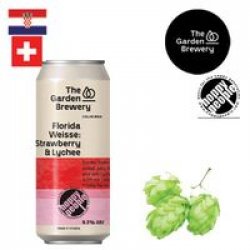 The Garden Brewery  Hoppy People - FloridaWeisse Strawberry & Lychee 440ml CAN - Drink Online - Drink Shop