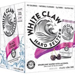 White Claw Black Cherry 4 Pack 33cl Can - Molloys