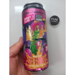 Funky FluidGreen Cheek The Parrot of Power 10% 0,5l - Pivní lednice