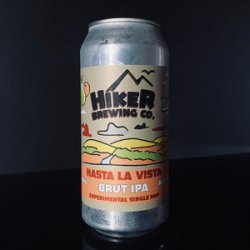 Hiker, Hasta la Vista: Brut IPA, 440ml - My Beer Dealer