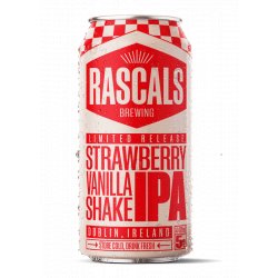 Rascals Strawberry Vanilla Shake IPA 440ML - Drink Store