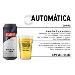 SanFrutos Automática Lata 44cl. - Cervezas y Licores Gourmet