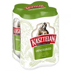 Kasztelan Unpasturised Lager 4 x 500ml Cans - Carry Out Off Licence