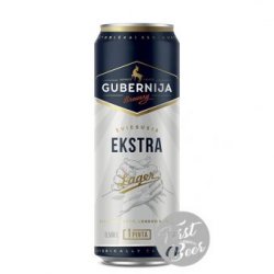 Bia Gubernija Extra 5.2% – Lon 568ml – Thùng 24 Lon - First Beer – Bia Nhập Khẩu Giá Sỉ