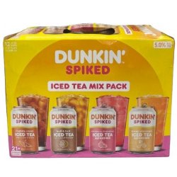 Harpoon Brewery Dunkin Spiked Tea Variety 12 pack 12 oz. Can - Kelly’s Liquor