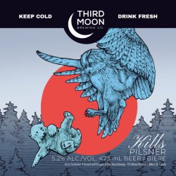 Pilsner - 4-pk of Kills Pils 473mL cans - Third Moon Brewing