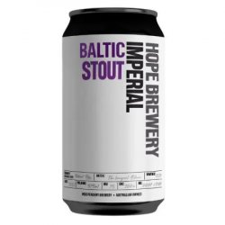 Hope Brewery Imperial Baltic Stout Hope Brewery Imperial Baltic Stout