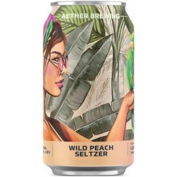 Aether Brewing Wild Peach Seltzer 375ml - BoozeBud