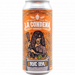 Cerveza La Condena Rye IPA 6.3° G.L. 473cc - Cervezas del Sur