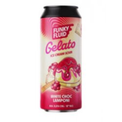 Funky Fluid: Gelato White Choc Lamponi - puszka 500 ml - Piwne Mosty - Stu Mostow