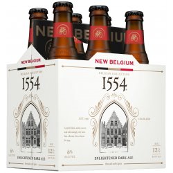 New Belgium 1554 Enlightened Dark Ale 6 pack 12 oz. Bottle - Outback Liquors