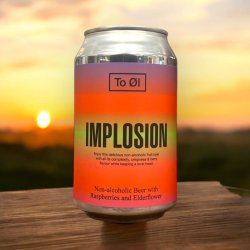 TO OI IMPLOSIÓN LAGER SIN ALCOHOL CON FRAMBUESAS Y ELDERFLOWER SIN ALCOHOL LATA 330 ML. - Hidden Beers