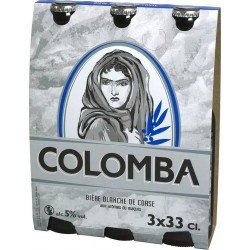 COLOMBA BiÃre blanche 5%vol. 33cl (pack de 3) - Selfdrinks