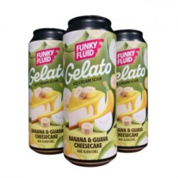 Funky Fluid Gelato: Banana & Guava Cheesecake