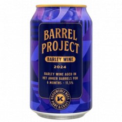Brouwerij Kees Barrel Project 2024 Barley Wine Aged In Anker Barrels