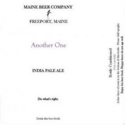 Maine Beer Company Another One