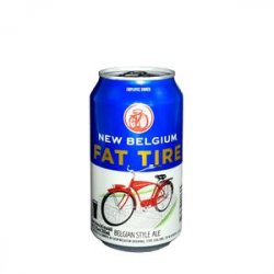 americana New Belgium Fat Tire Amber 355ML lata - CervejaBox