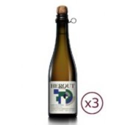 Herout Cidre Bio  Micro Cuvée n°3  2021  fermentation en fûts de vin et dégorgé  3 Bouteilles 75cl - Herout