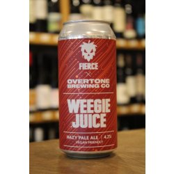 FIERCE  OVERTONE WEEGIE JUICE HAZY PALE ALE - Otherworld Brewing ( antigua duplicada)