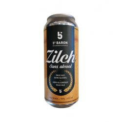 5e Baron - Zilch Pale Ale - 473ml - La Bière à Boire