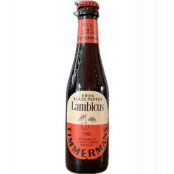 Timmermans Kriek Lambicus Black Pepper 250ml - Bierwinkelier