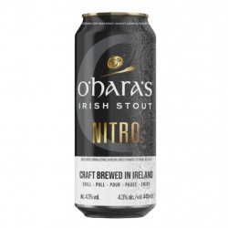 O’Hara’s - Nitro Stout 440ml Can 4.3% - Can Cartel