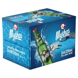 Mythos Hellenic Lager Beer 24x330ml Bottles - Kay Gee’s Off Licence