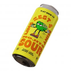 Play Brew Co, Lime & Mint Mojito, Lime, Mint & Sea Salt Sour, 3.8%, 440ml - The Epicurean