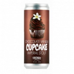 Friends Company Chocolate Vanilla Cupcake - Cantina della Birra