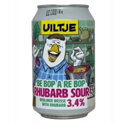 Het Uiltje Uiltje Be Bop A Re Bop Rhubarb Sour 330ml - Bierwinkelier