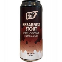 Funky Fluid Breakfast Stout: Coffee Chocolate & Vanilla 500ml - Bierwinkelier