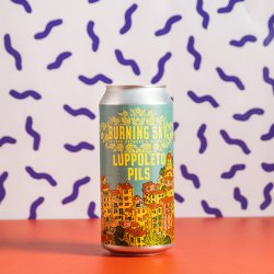 Burning Sky  Luppoleto Pils  5.2% 440ML Can - All Good Beer